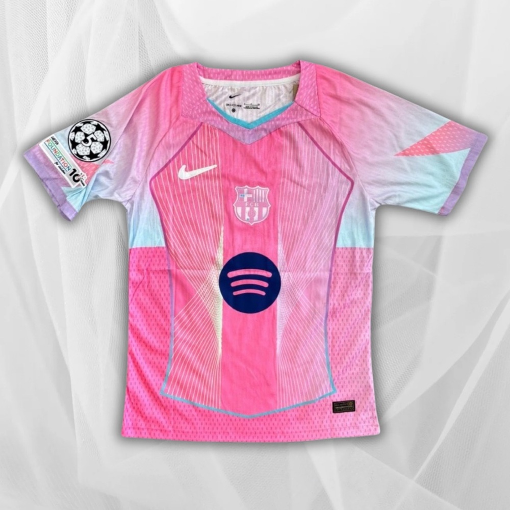 Lamine Yamal Pink Barcelona Jersey